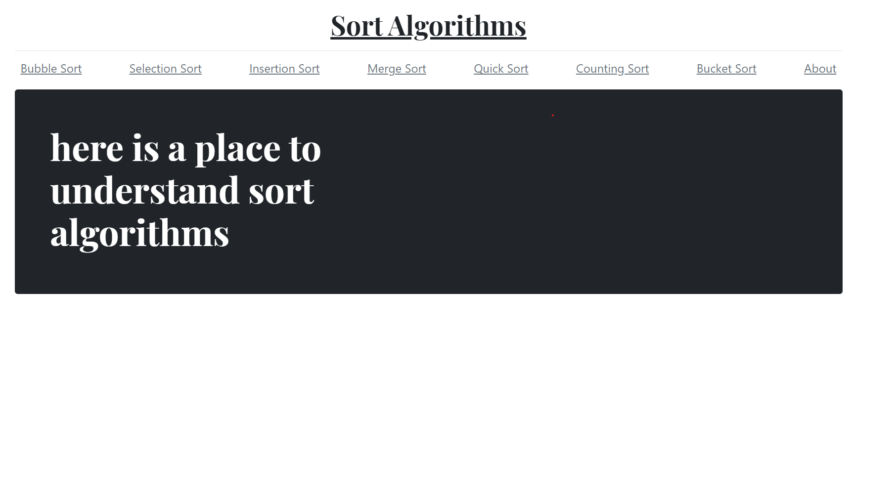 sorting-algorithms